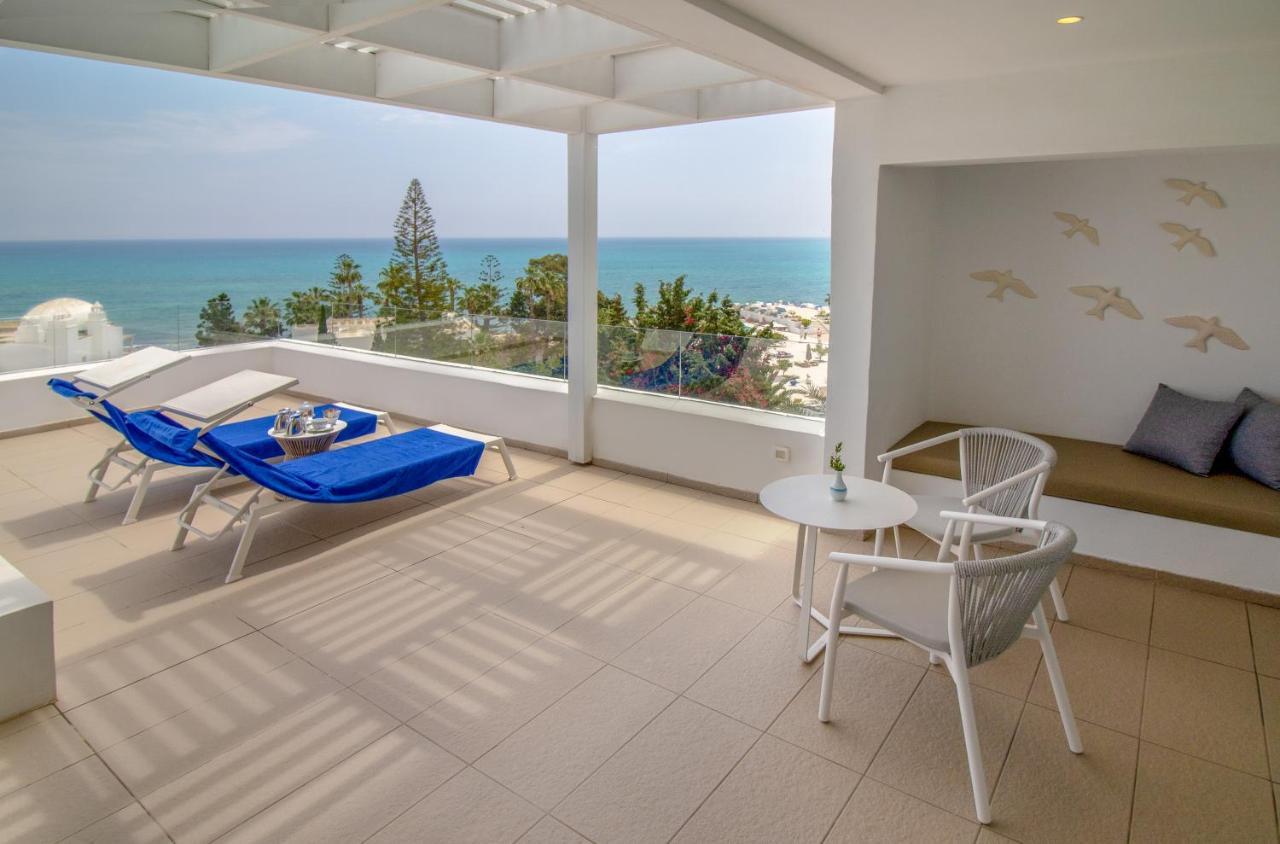 Royal Azur Thalassa Hammamet Exterior photo A balcony at the hotel